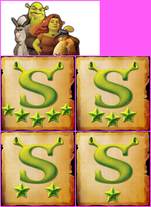 Shrek Forever After - Trophy Banner & Icons