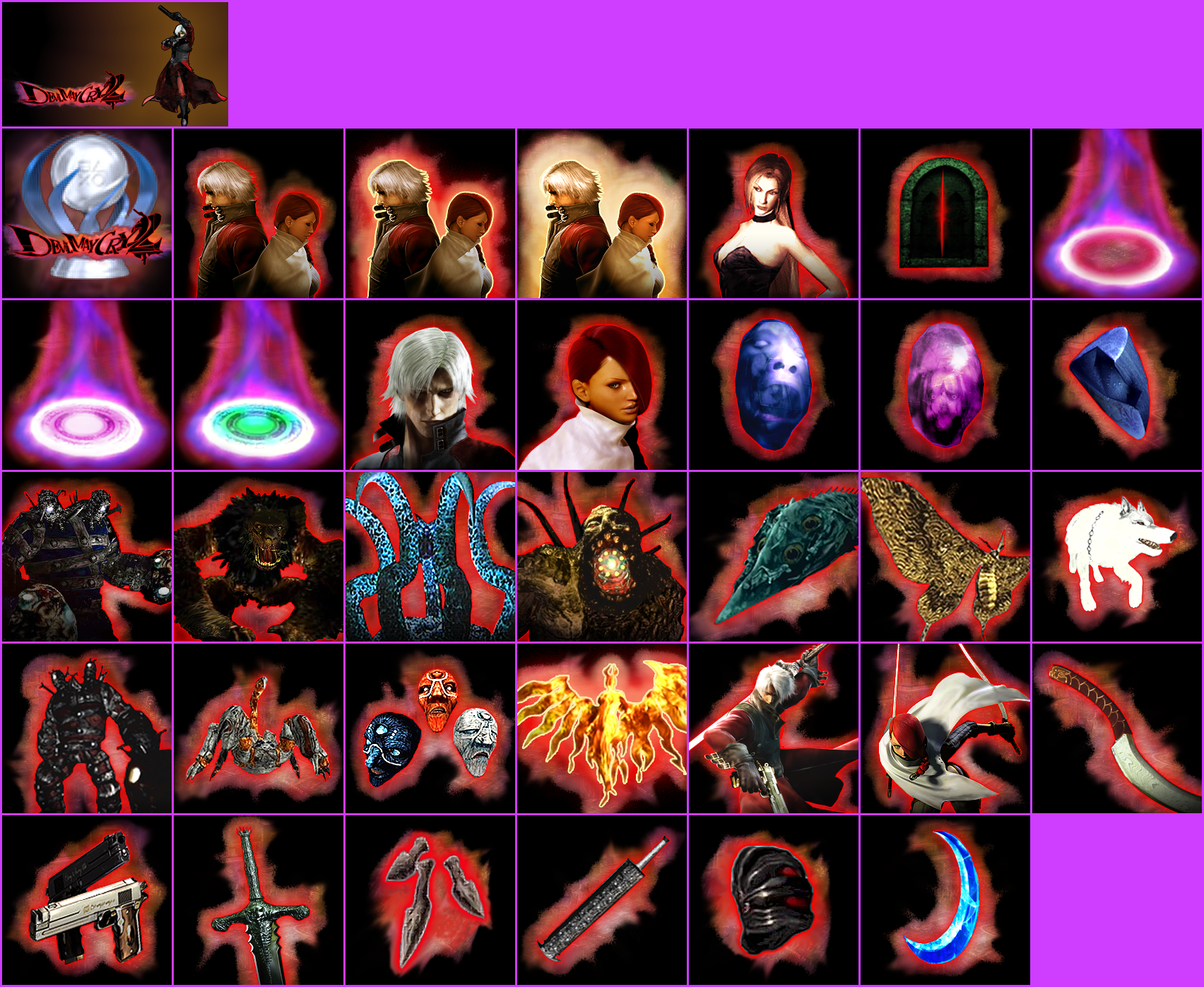 Devil May Cry: HD Collection - Trophy Banner & Icons (Devil May Cry 2)