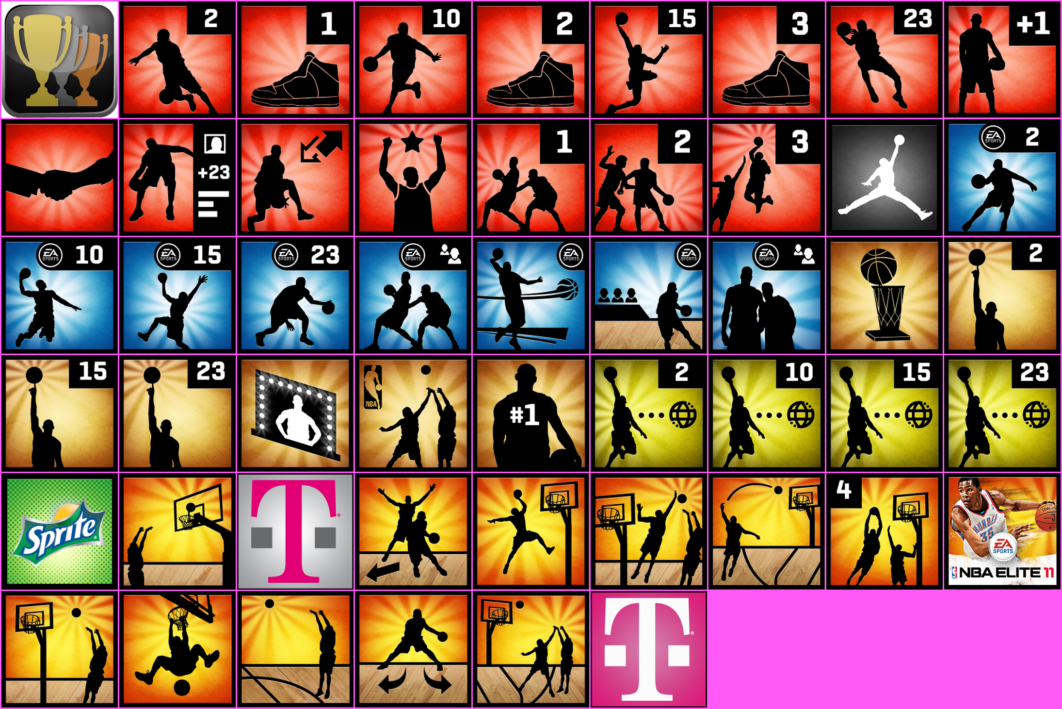 NBA Elite 11 (Cancelled) - Trophy Icons