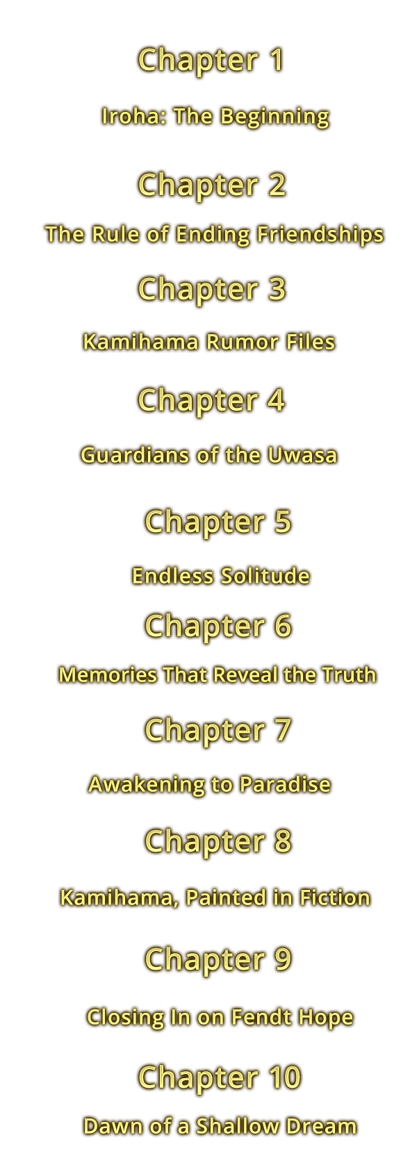 Chapter Names (NA)