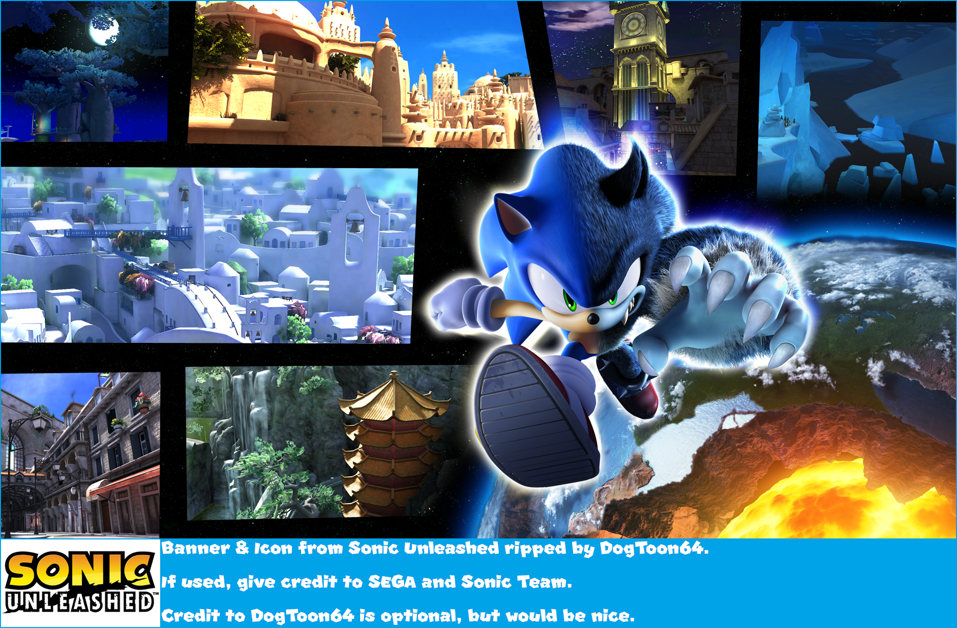 Sonic Unleashed - Banner & Icon