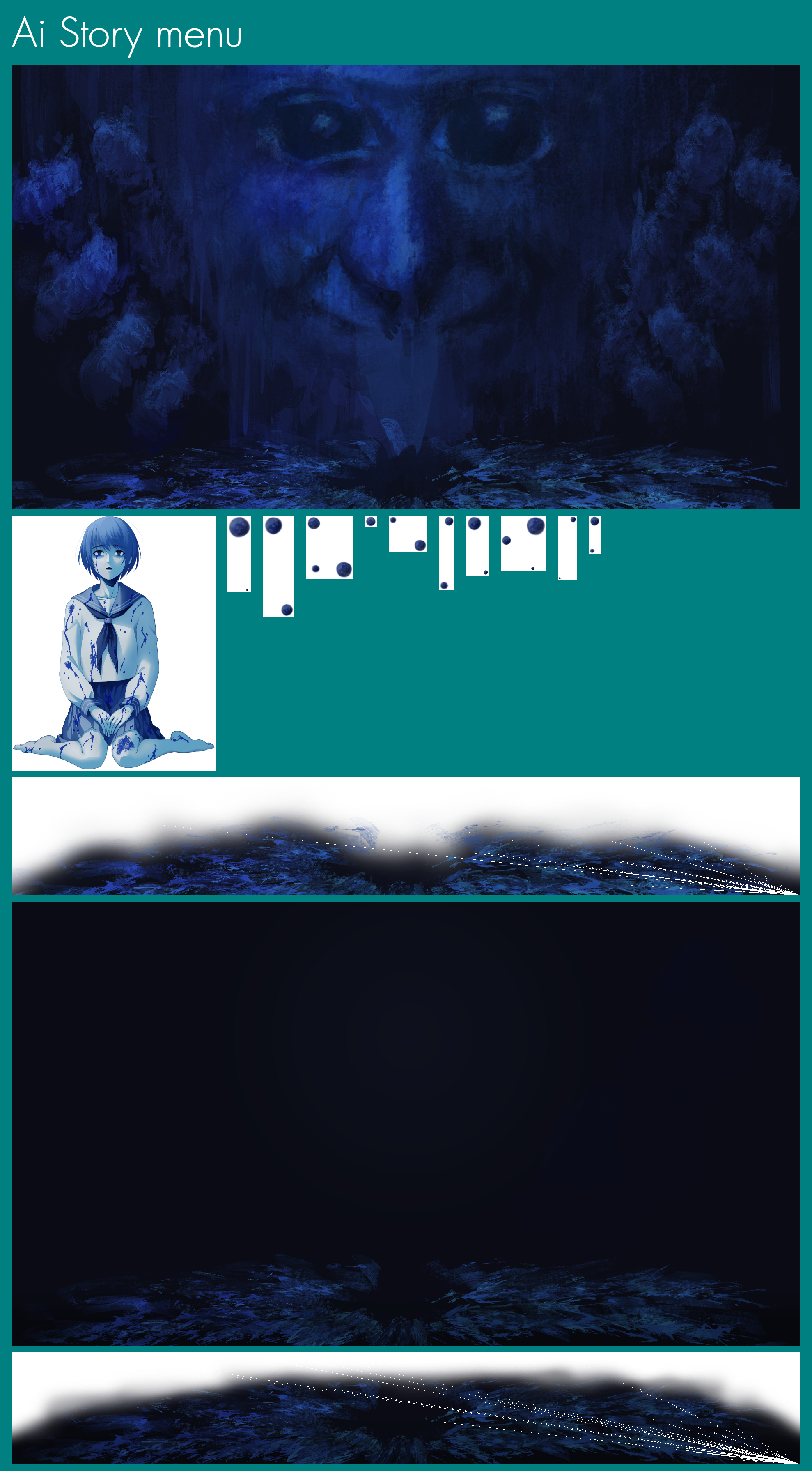 Ao Oni (Steam Remake) - Ai Story Menu