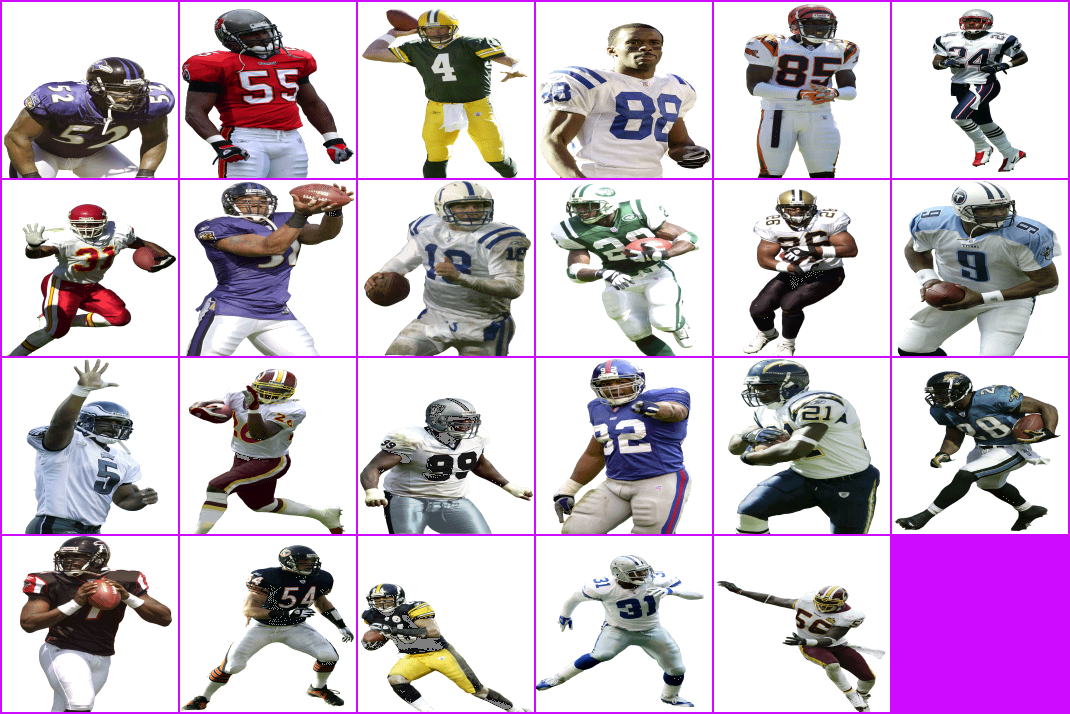 Madden NFL 2005 - Player Portraits