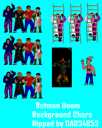 Batman DOOM - Background Characters