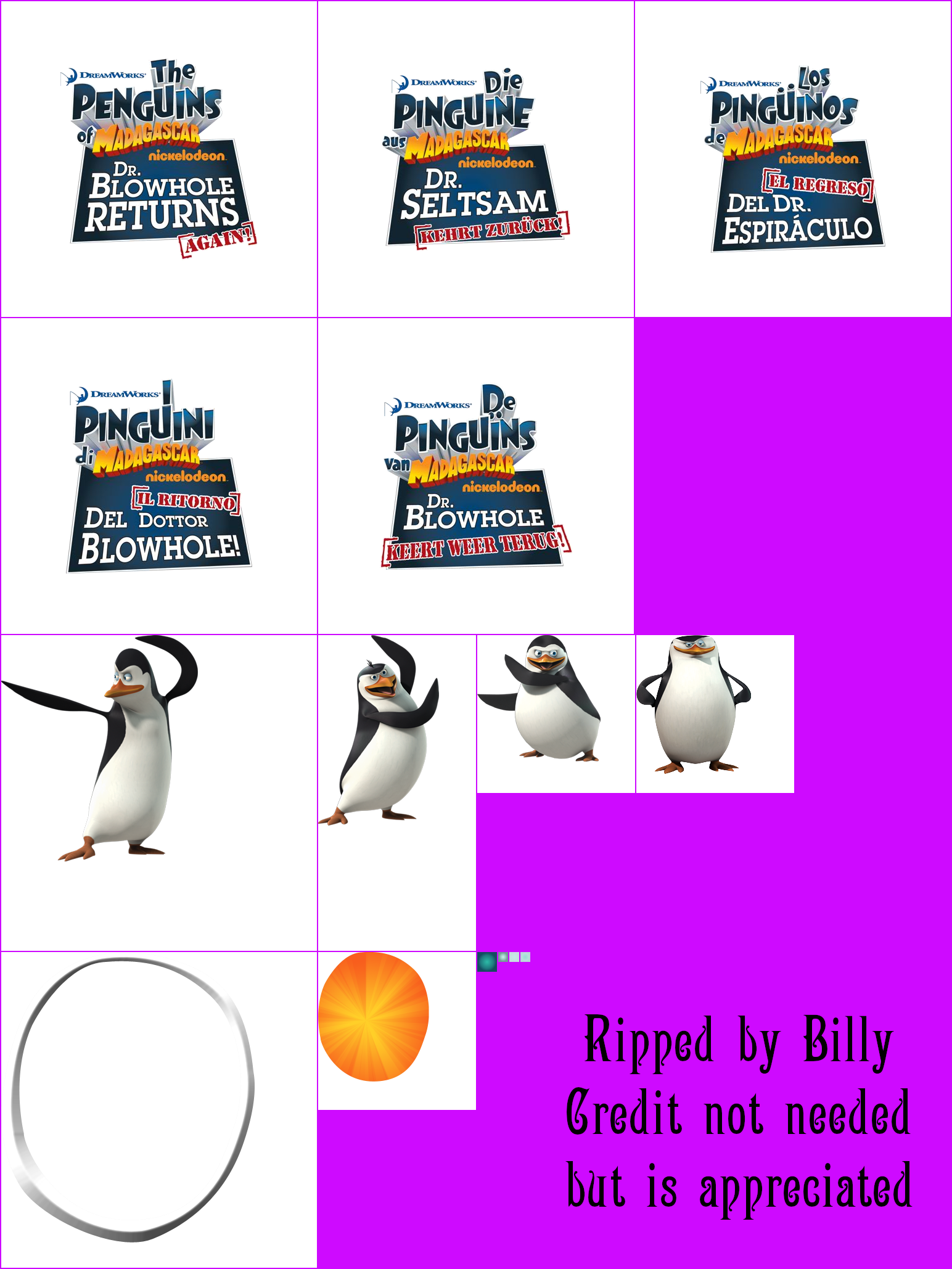 The Penguins of Madagascar: Dr. Blowhole Returns - Again! - Title Screen