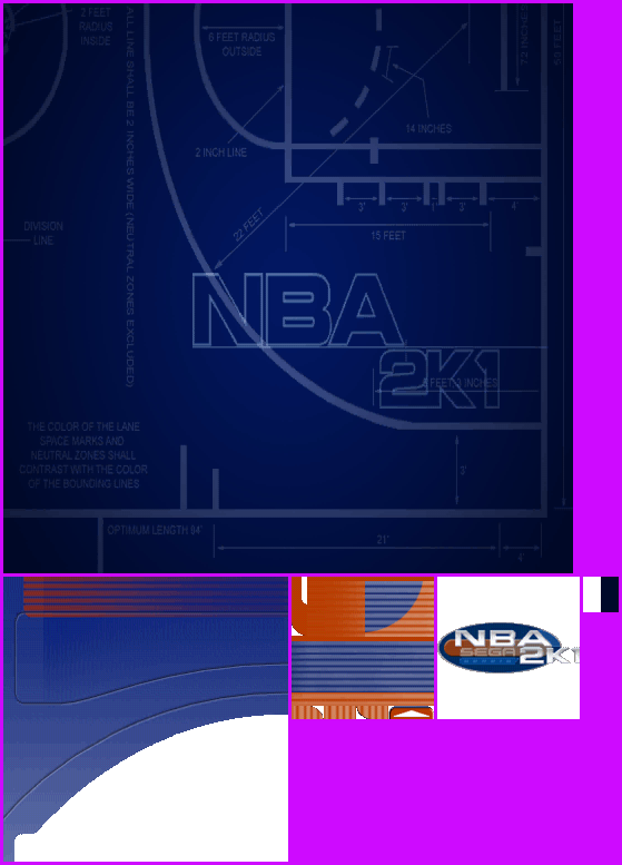 NBA 2K1 - Main Menu