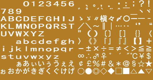 Dokapon Kingdom - Font