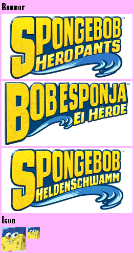 SpongeBob HeroPants - HOME Menu Banner & Icon