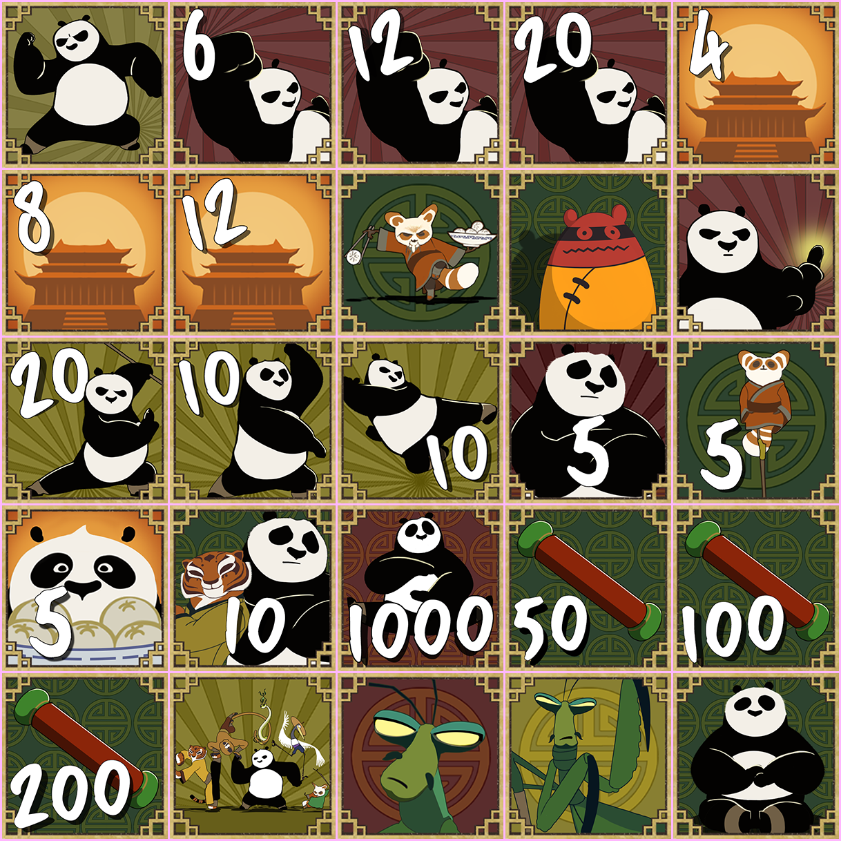 Kung Fu Panda: Showdown of Legendary Legends - Trophy Icons