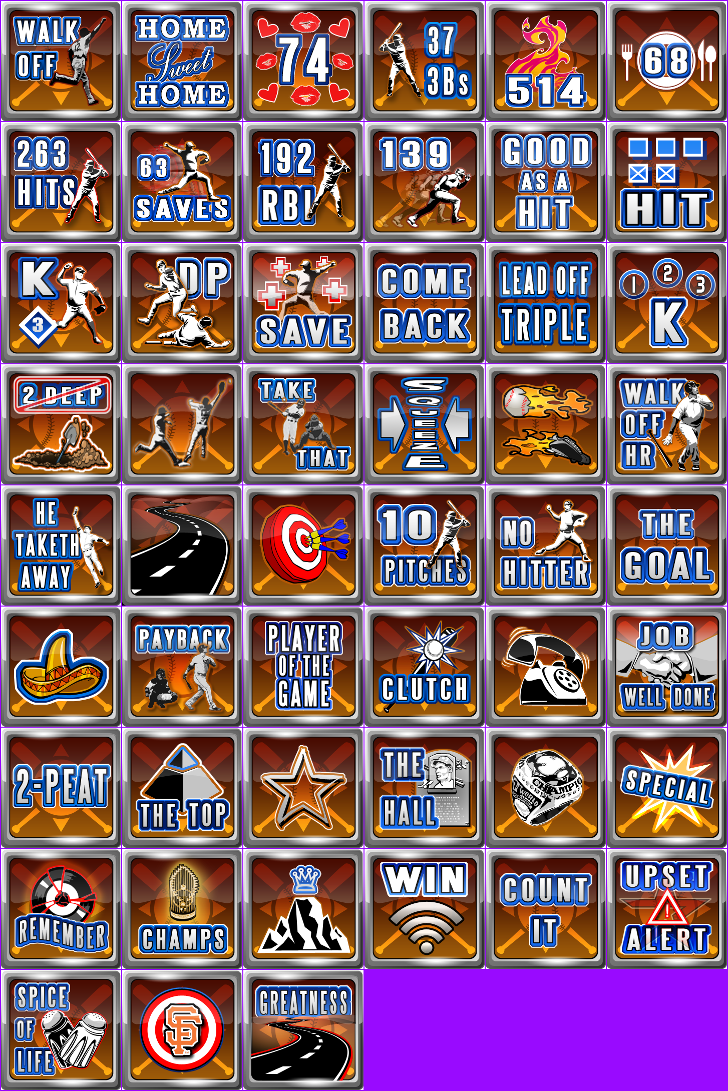 Major League Baseball 2K13 - Trophy Icons