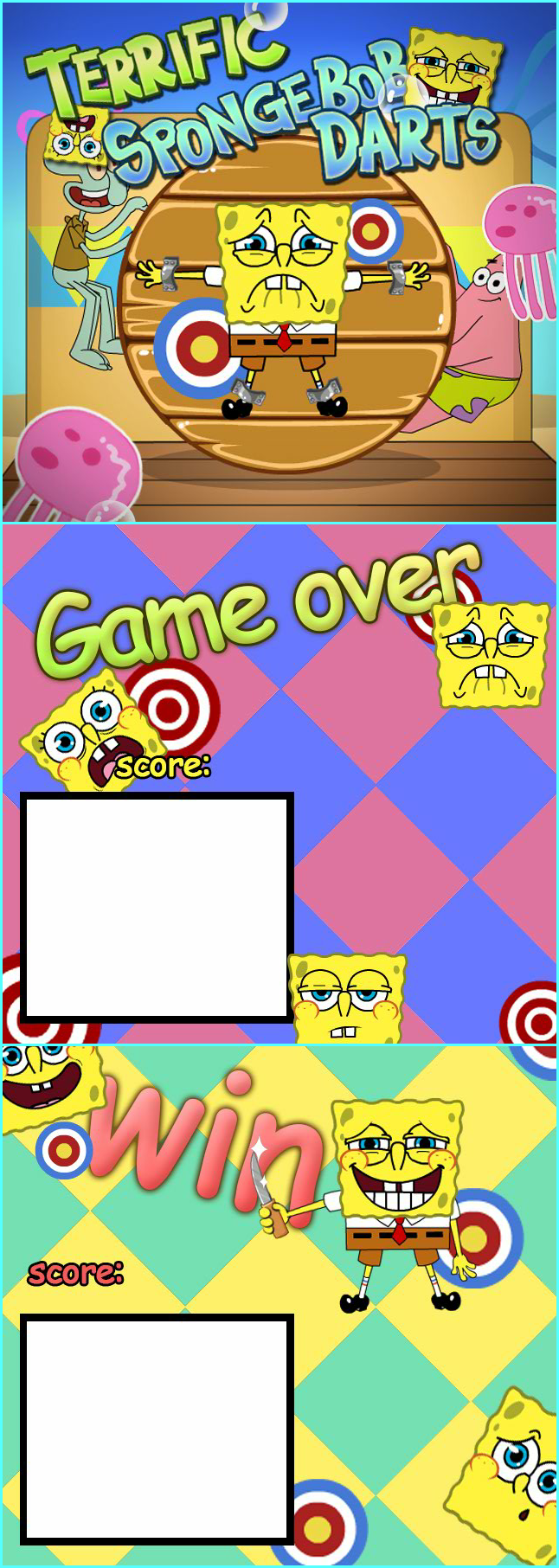 Terrific SpongeBob Darts (Bootleg) - Full Screens