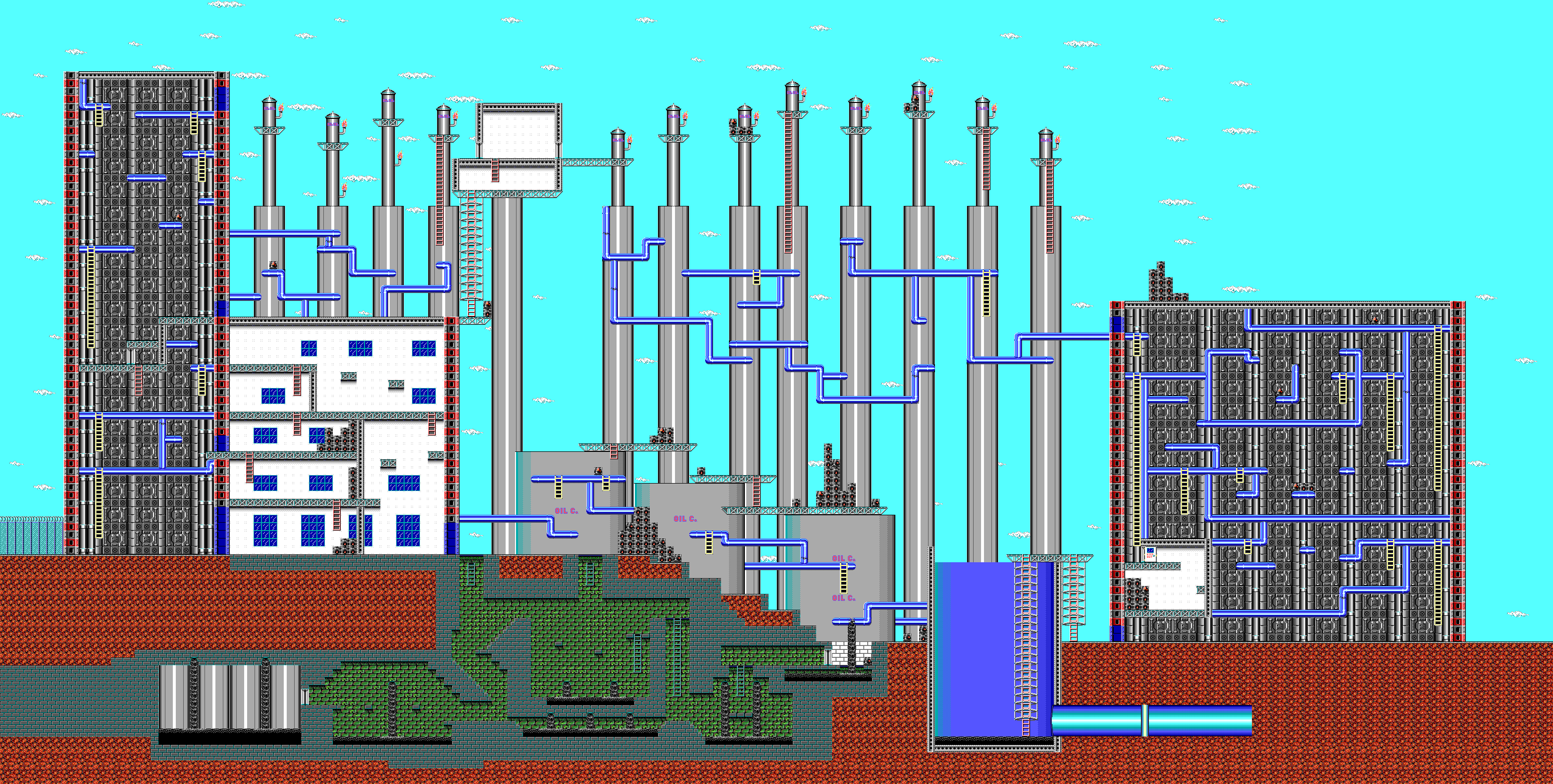 Mega Man 3 - Oil Man Stage