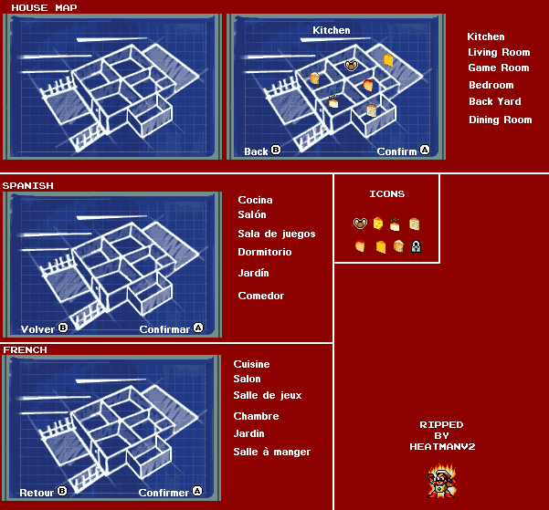 Tom and Jerry Tales - House Map