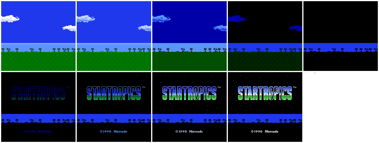 StarTropics - Title