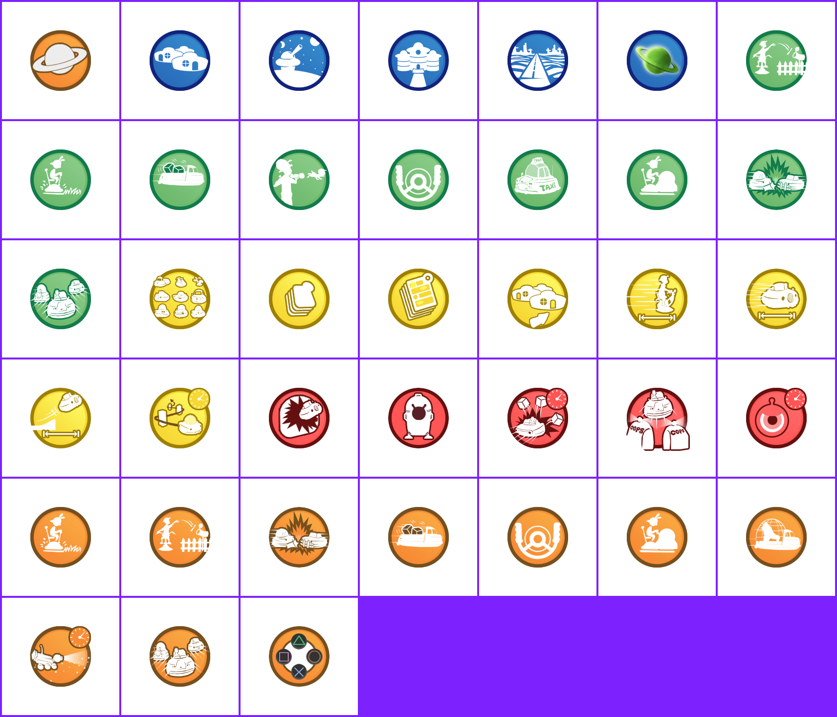 Planet 51 - Trophy Icons