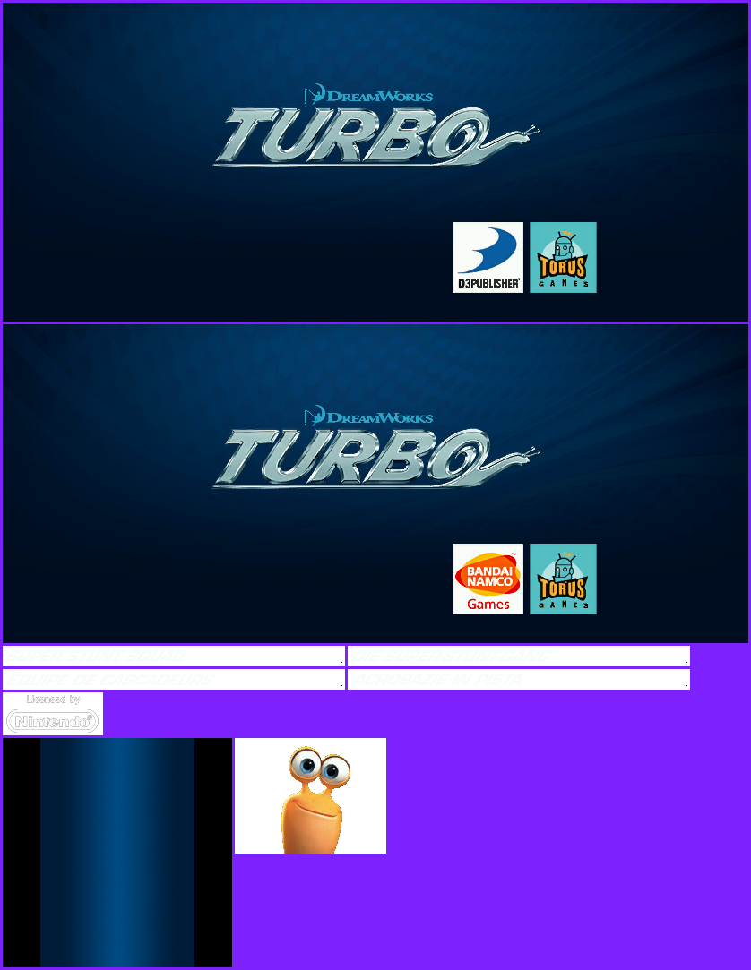 Turbo: Super Stunt Squad - Wii Menu Banner & Icon