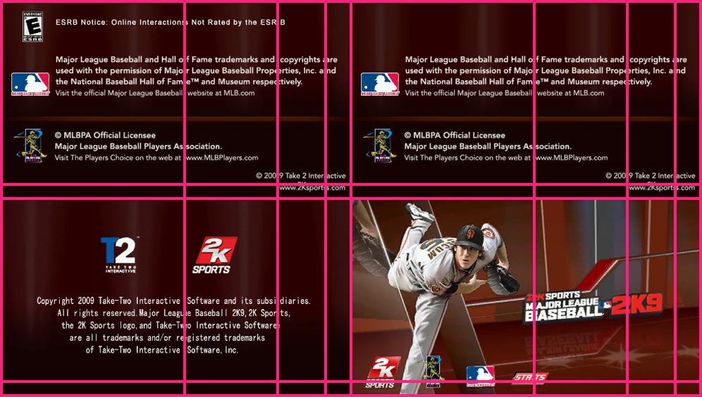 Major League Baseball 2K9 - Copyright & Title Screens