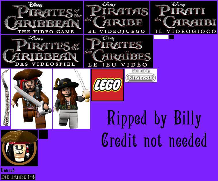 LEGO Pirates of the Caribbean: The Video Game - Wii Menu Banner & Icon