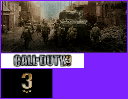 Call of Duty 3 - Wii Menu Banner & Icon