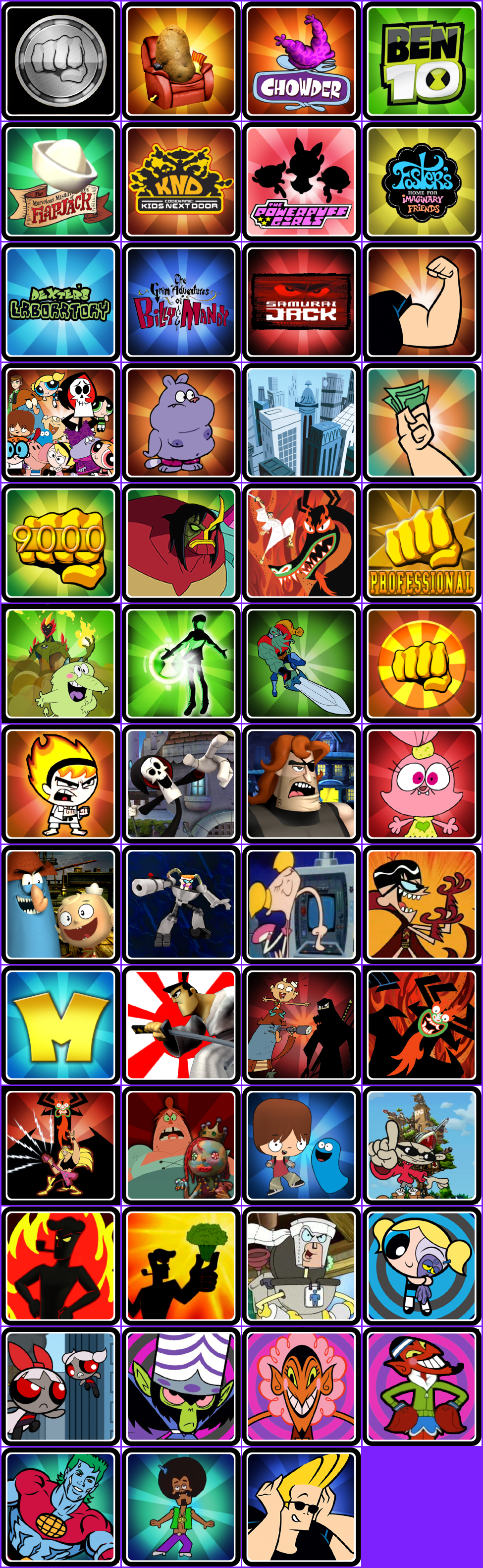 Cartoon Network Punch Time Explosion XL - Trophy Icons