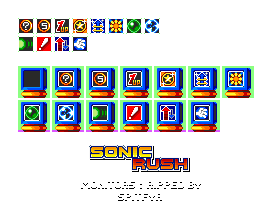 Sonic Rush - Monitors & Icons