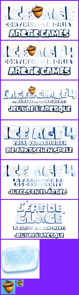 Ice Age: Continental Drift - Arctic Games - HOME Menu Banner & Icon