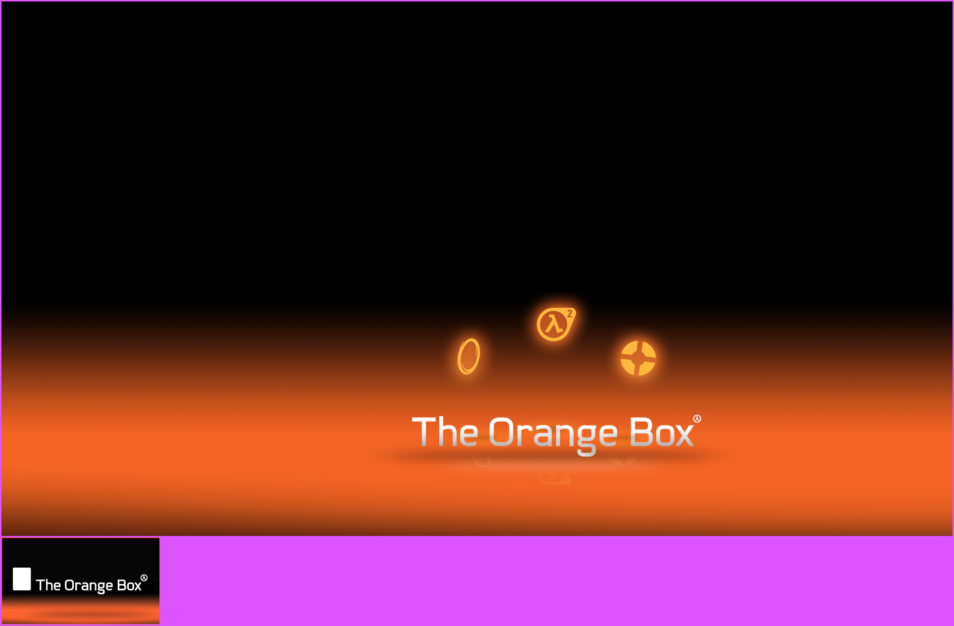 The Orange Box - Game Banner & Icon