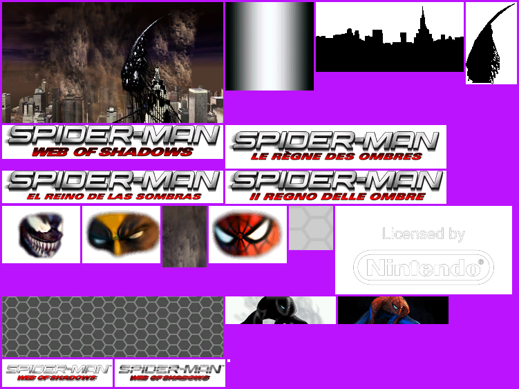 Spider-Man: Web of Shadows - Wii Menu Banner & Icon