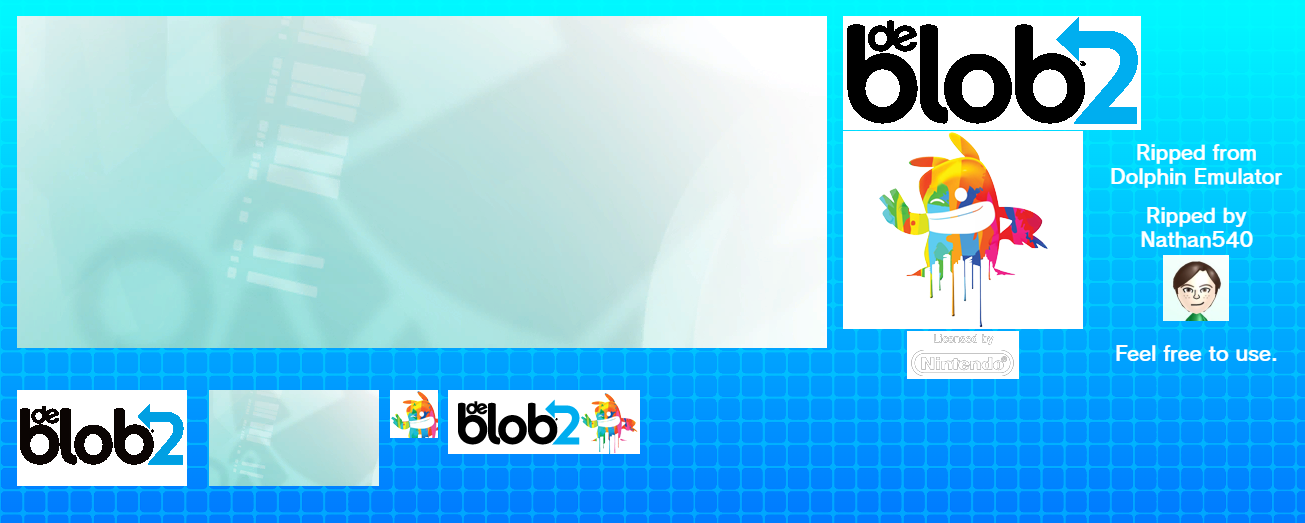 de Blob 2 - Wii Banner And Memory Icon