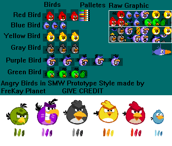 Angry Birds (SMW Prototype-Style)