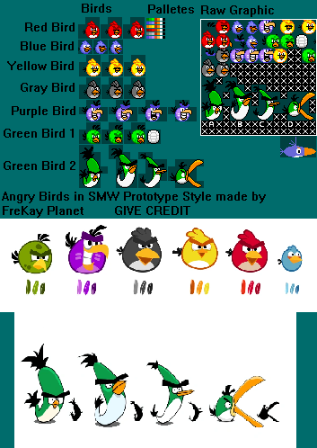 Angry Birds (SMW Prototype-Style)