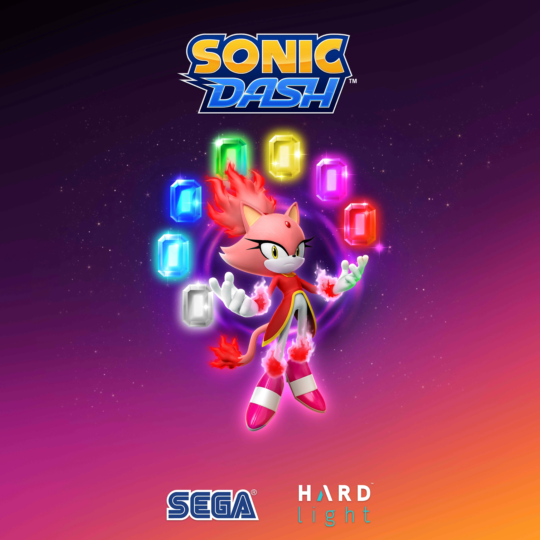 Sonic Dash - Splash Screen (Burning Blaze)