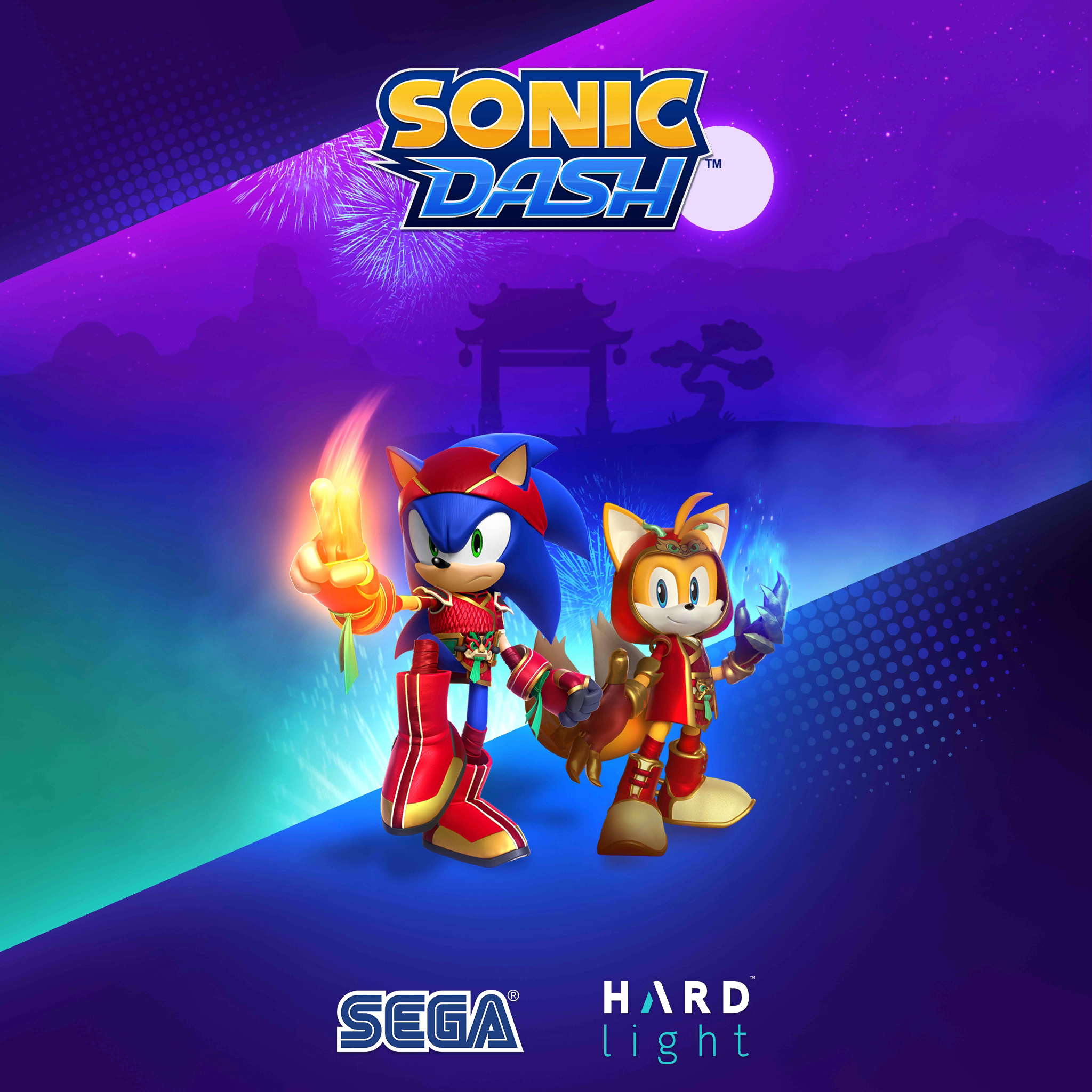 Sonic Dash - Splash Screen (Dragonfire Sonic and Dragonclaw Tails)