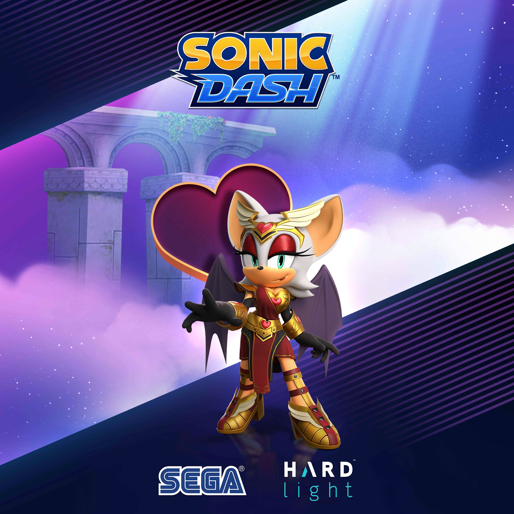 Sonic Dash - Splash Screen (Valentine Rouge)