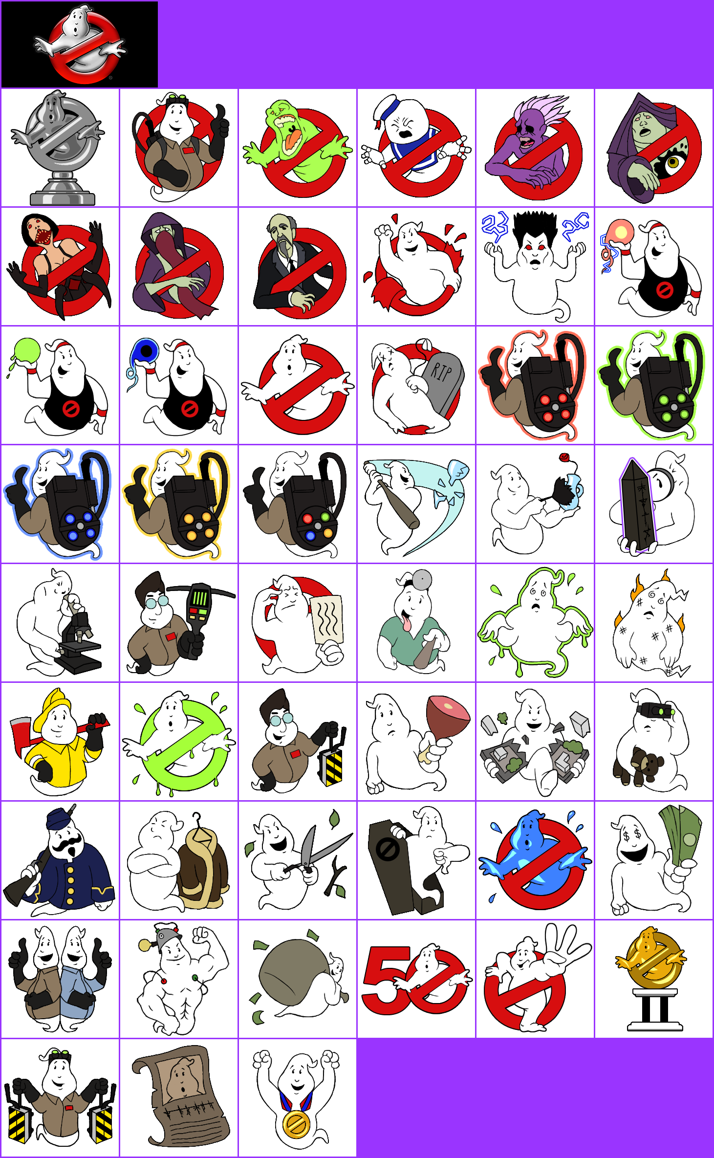 Ghostbusters: The Video Game - Trophy Banner & Icons