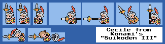 Suikoden Series Customs - Cecile (Final Fantasy III-Style)