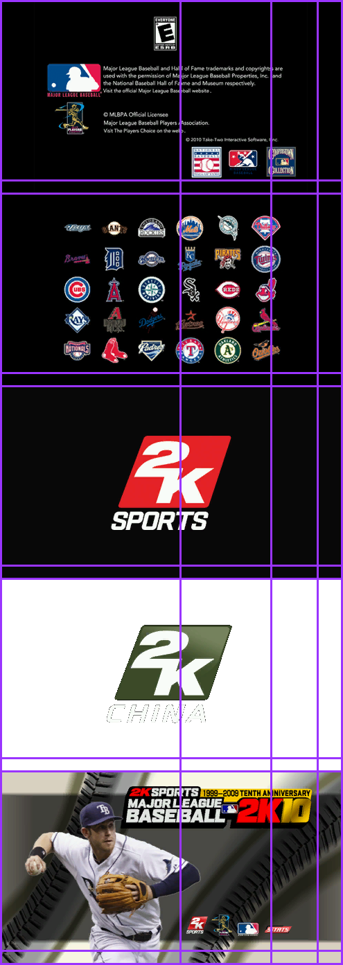 Major League Baseball 2K10 - Copyright & Title Screens