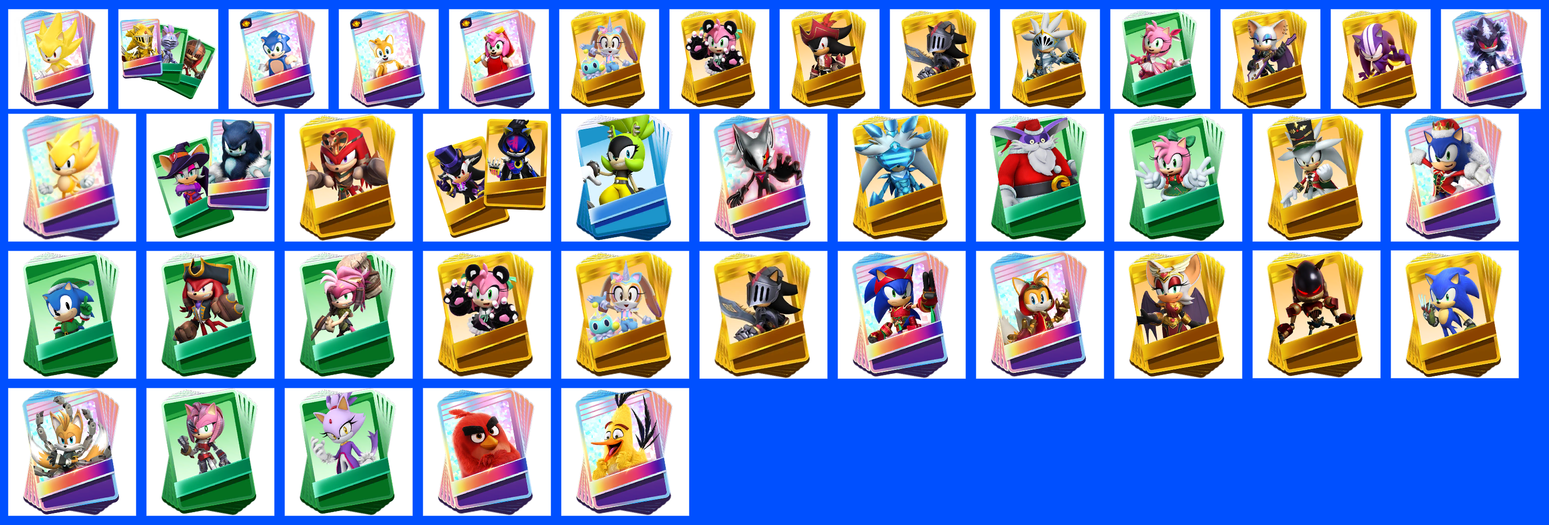 Sonic Dash - Character Cards (Event Banner)