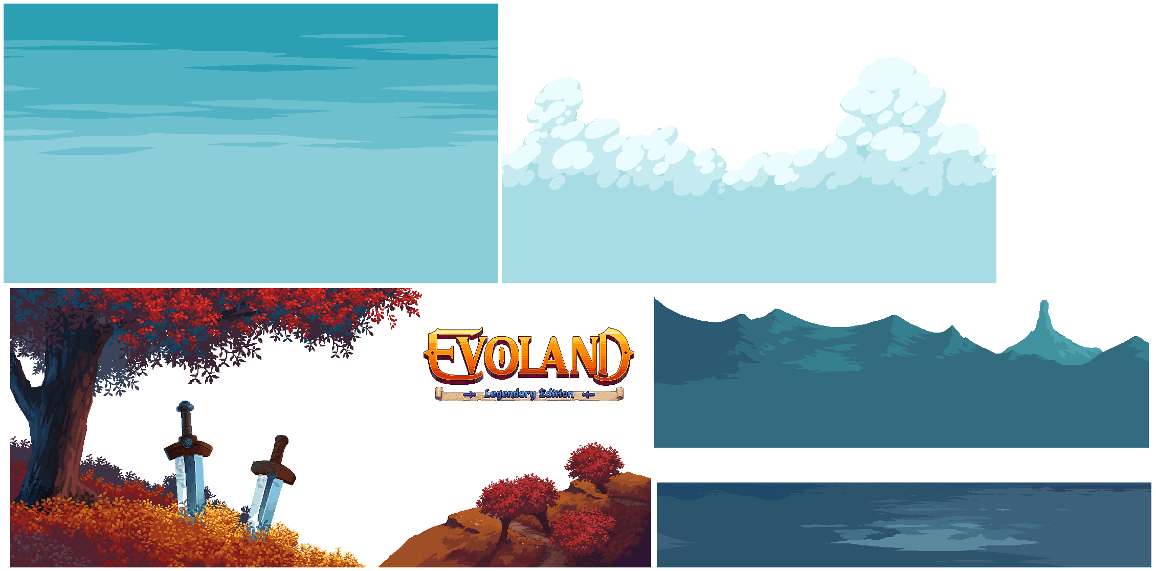 Evoland II - Title Screen (Legendary Edition)