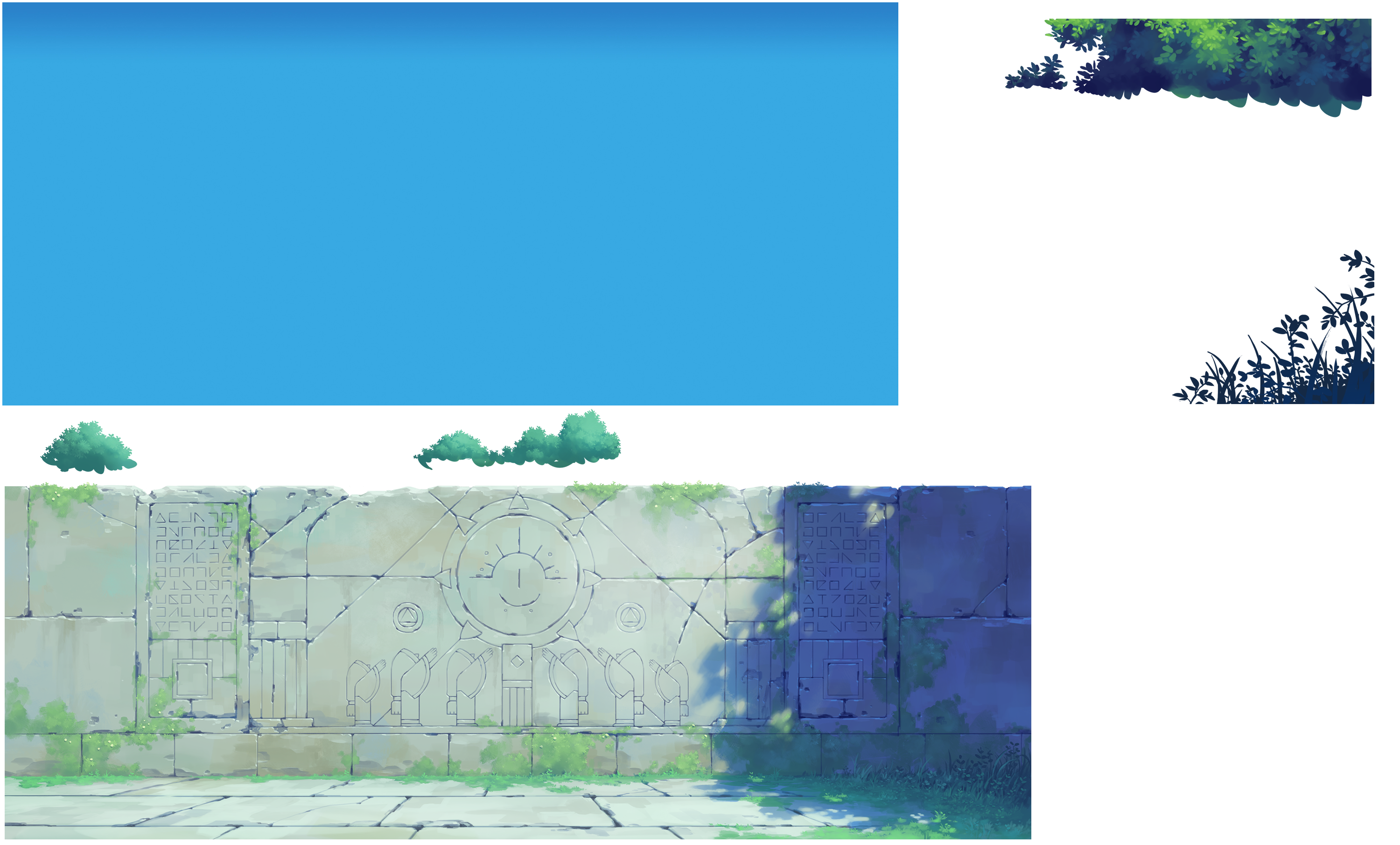 Evoland II - Intro (Wall)