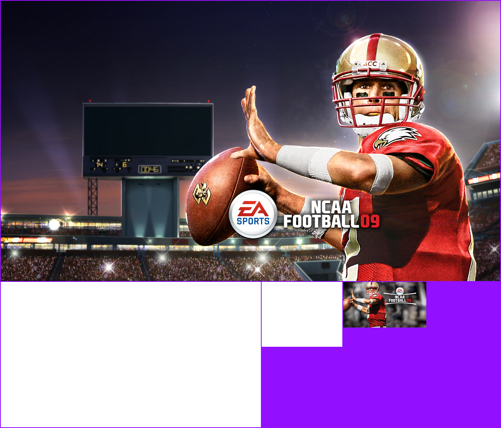 NCAA Football 09 - Game Banner & Icon