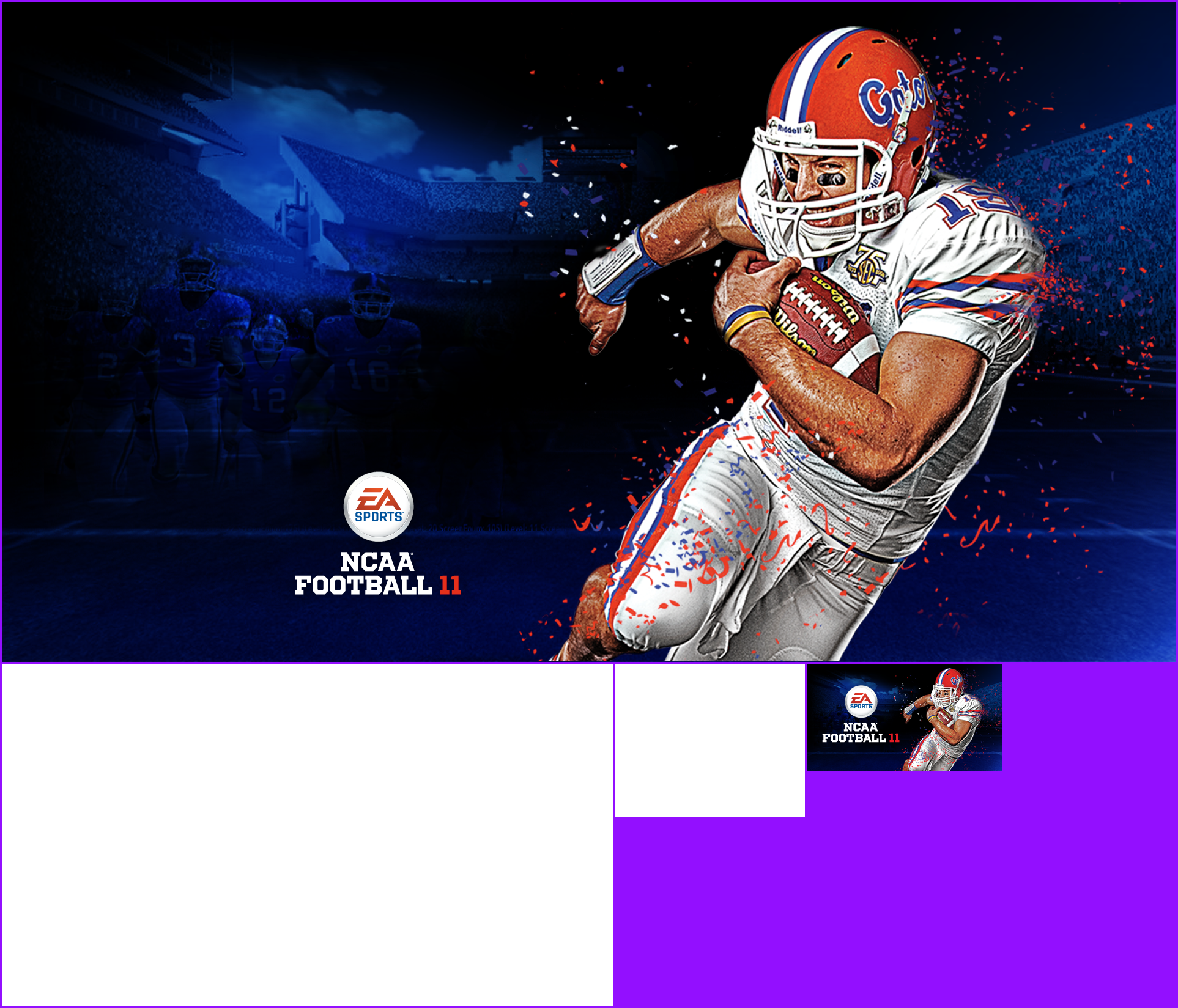 NCAA Football 11 - Game Banner & Icon