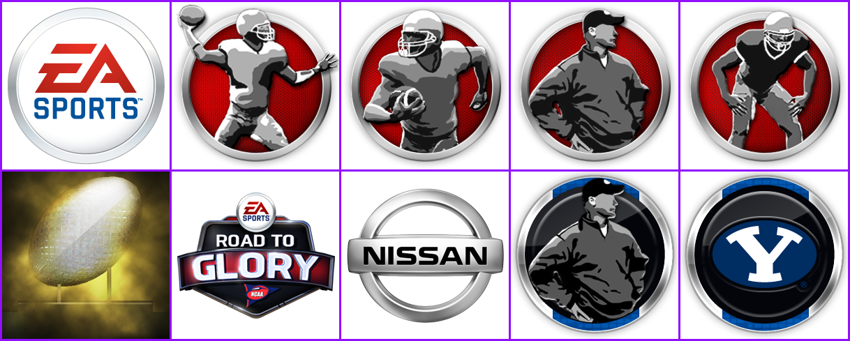 NCAA Football 12 - Trophy Icons