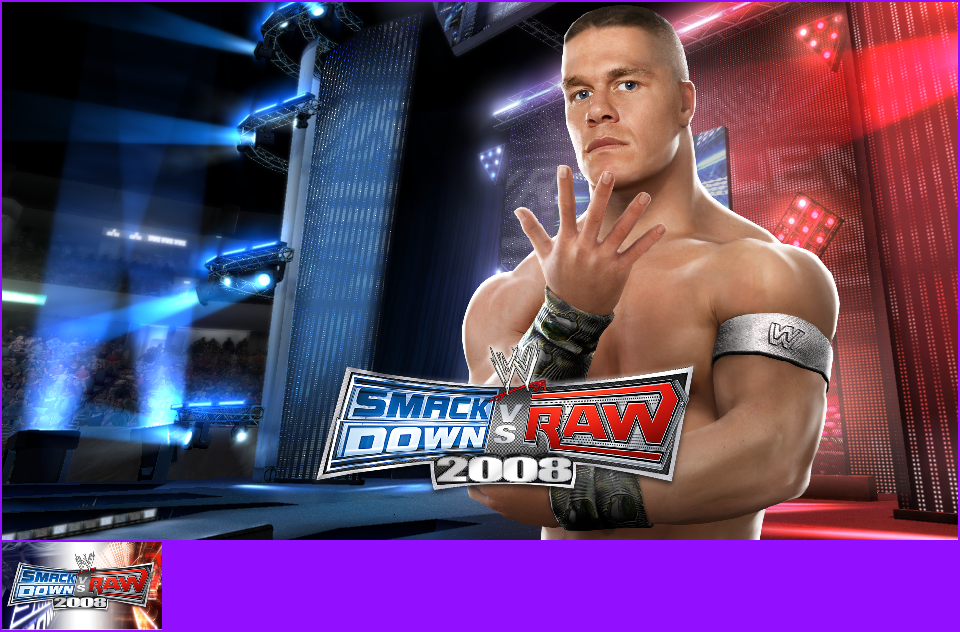 WWE SmackDown vs. Raw 2008 - Game Banner & Icon