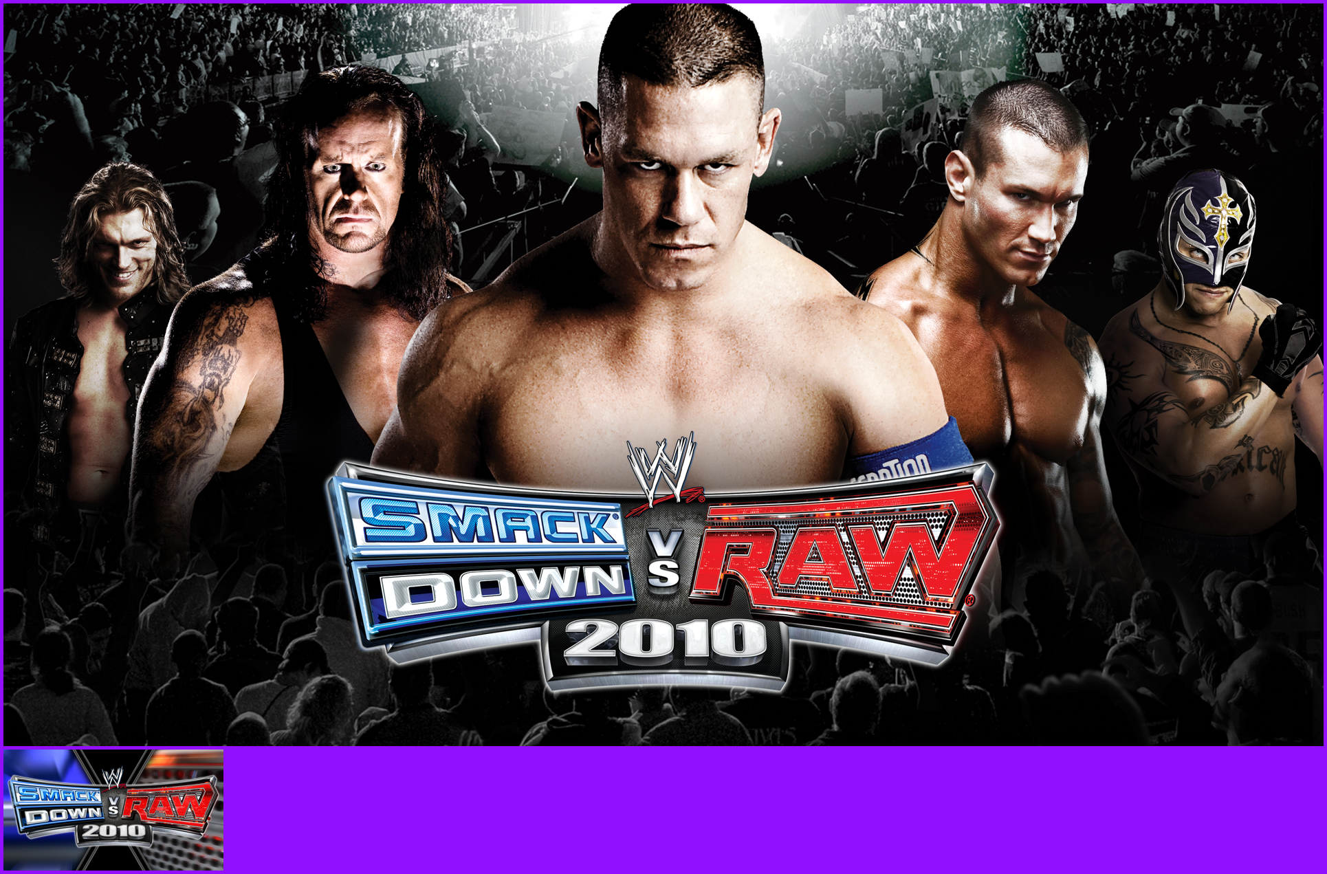 WWE SmackDown vs. Raw 2010 - Game Banner & Icon