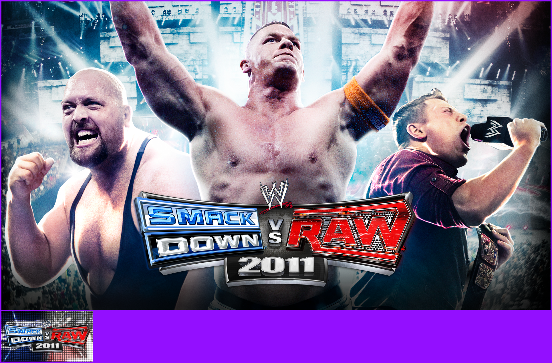 WWE SmackDown vs. Raw 2011 - Game Banner & Icon