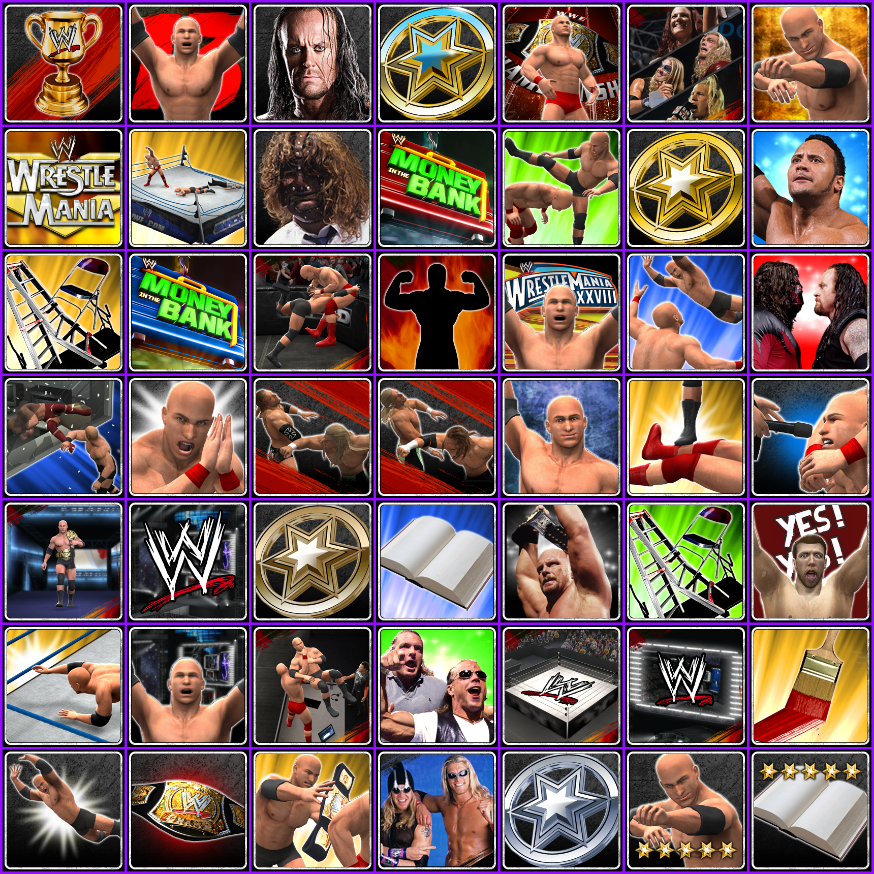 WWE '13 - Trophy Icons