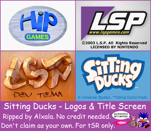 Sitting Ducks - Logos & Title Screen