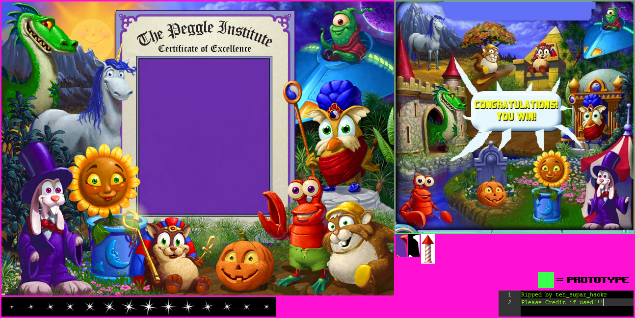 Peggle Deluxe - Ending Screen