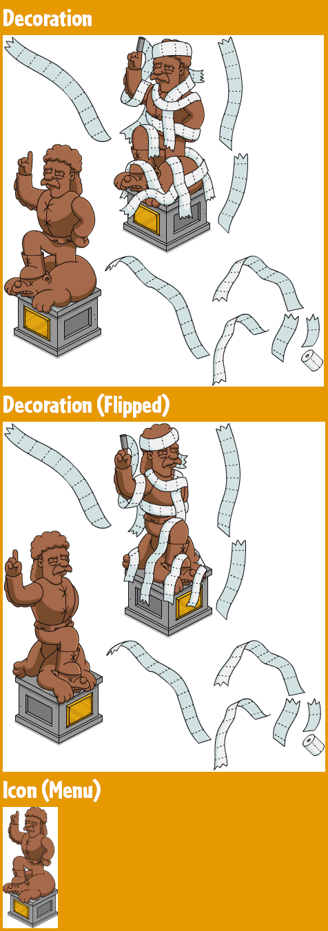 The Simpsons: Tapped Out - Jebediah Statue